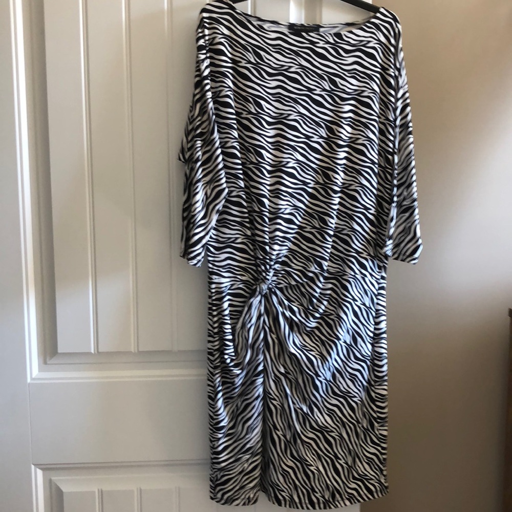 BCBGMaxAzria Zebra Print Dress